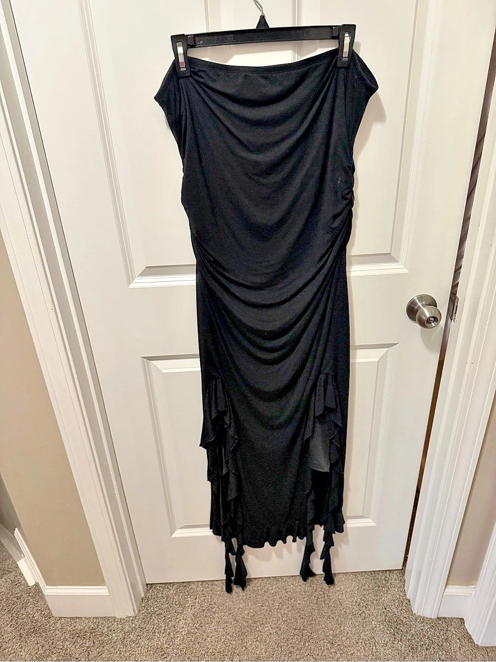 PRETTYGARDEN Black Maxi Dress XL Like New